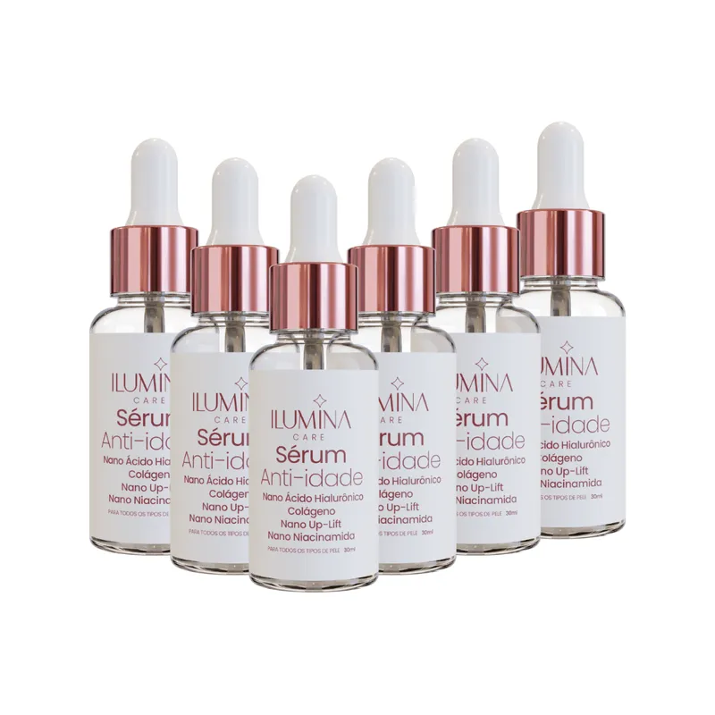 Kit 6 Sérum Anti-idade Lifting Facial