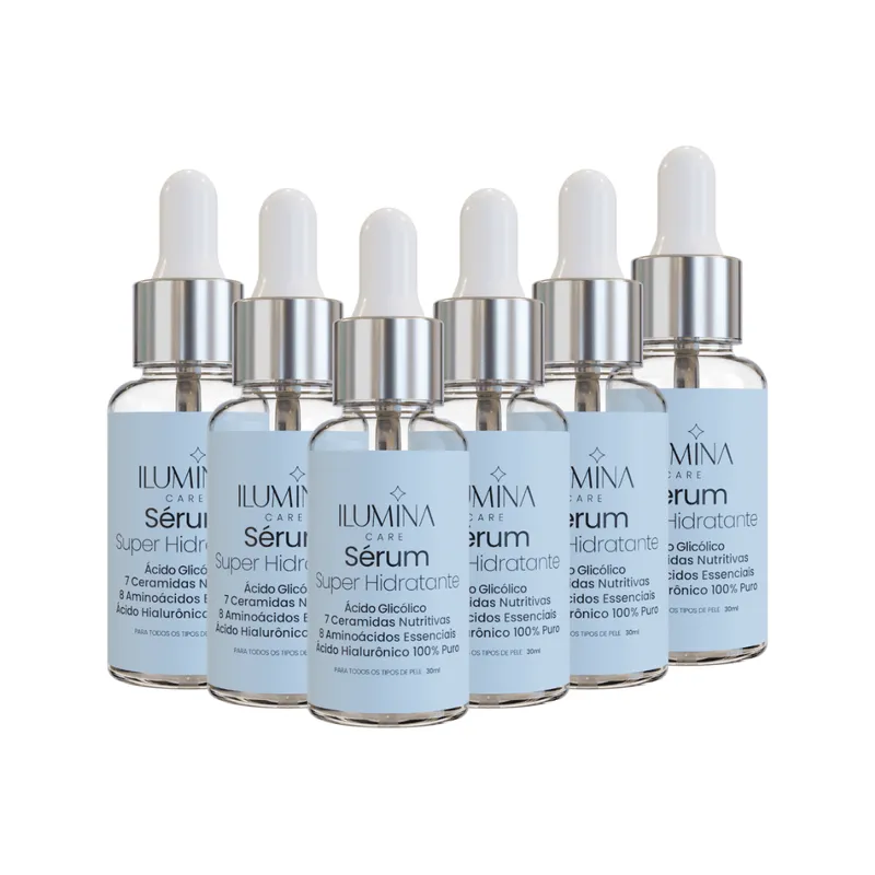 Kit 6 Sérum Hidratante Com Ceramidas