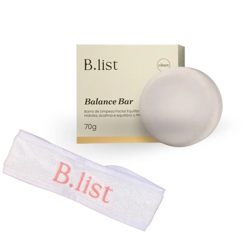 Kit Barra Limpeza Balance Bar + Faixa Rosa Blist 70g