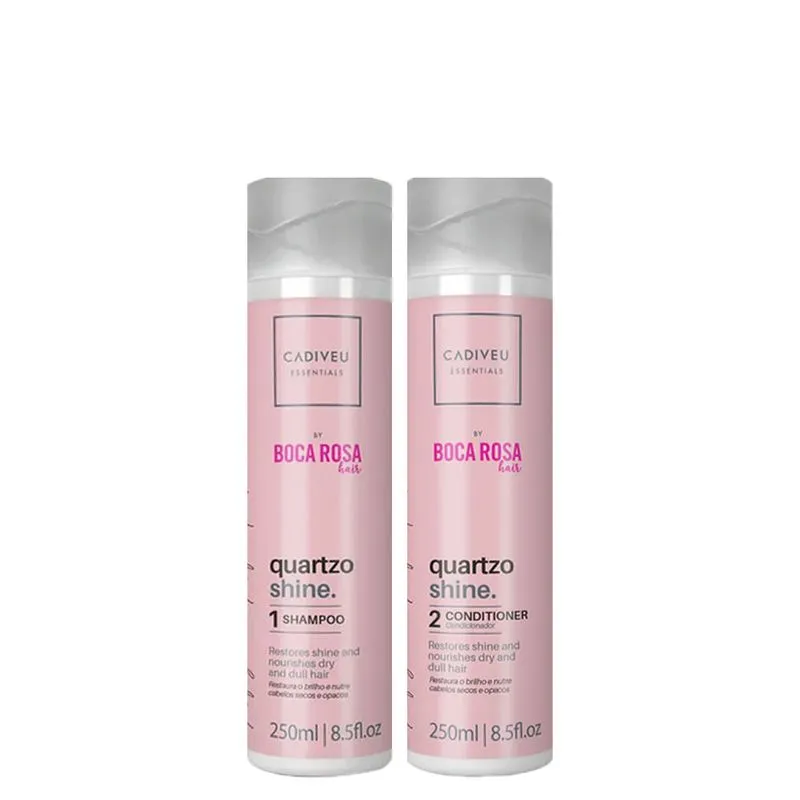 Kit Cadiveu Essentials Quartzo Shine - Shampoo 250 ml + Condicionador 250 ml