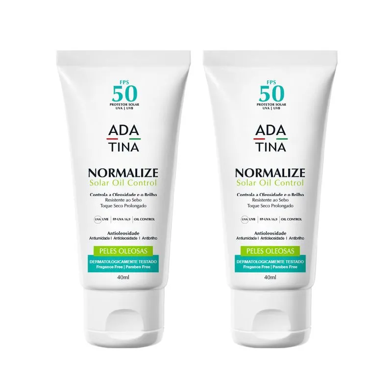 Kit com 2 Unidades - Protetor Solar 12HS Pele Oleosa Normalize Oil Control FPS 50