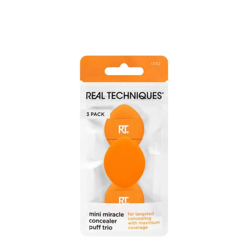 Kit Esponjas Mini para Corretivo Real Techniques - 3 Unidades