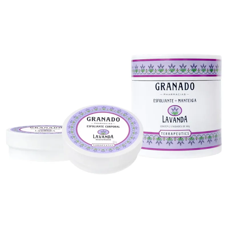 Kit Granado Terrapeutics Lavanda Esfoliante 60g + Manteiga Corporal 60g