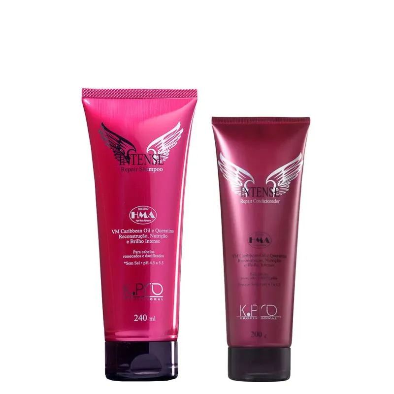 Kit K-Pro Profissional Intense Repair - Shampoo 240ml + Condicionador 200g