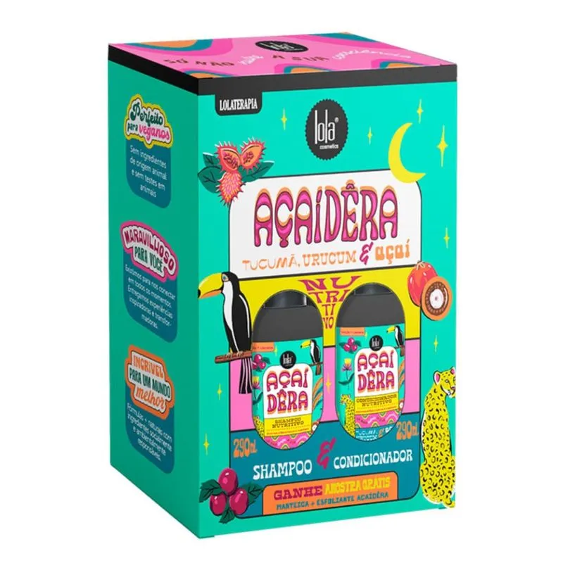 Kit Lola Açaídêra Shampoo - 290ml + Condicionador - 290ml
