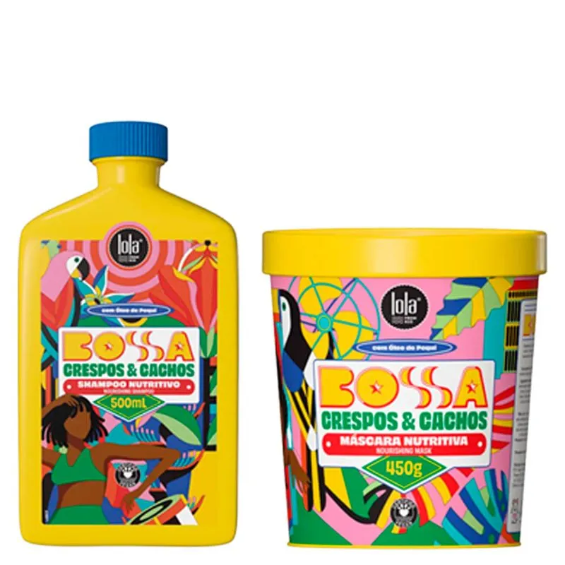 Kit Lola From Rio Bossa Shampoo 500ml + Máscara 450g