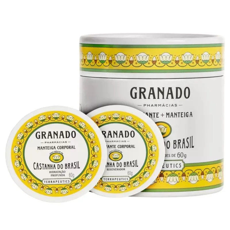 Kit Manteiga Castanha 60g + Esfoliante Castanha 60g - Granado '