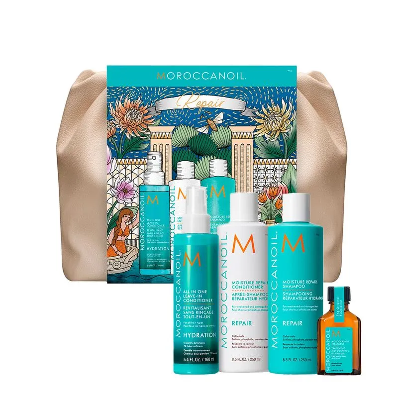 Kit Moroccanoil - Repair - Shampoo e Condicionador 250ml + All in One 160ml + Óleo de Tratamento 25ml