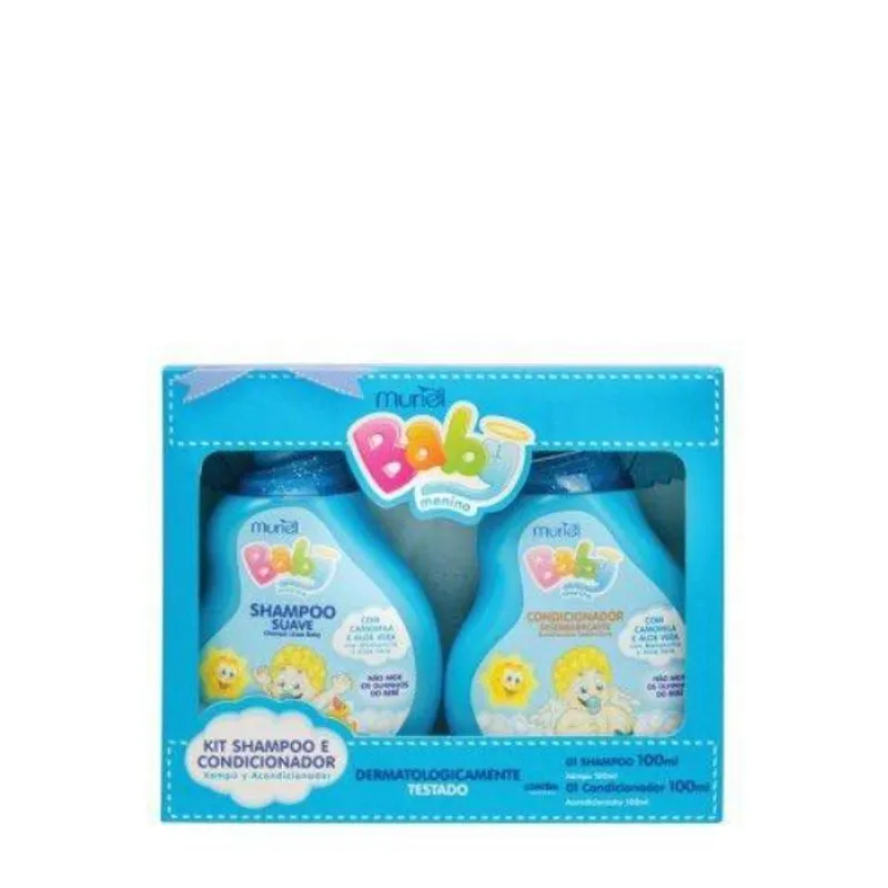 Kit Muriel Baby Menino Shampoo + Condicionador 100ml cada