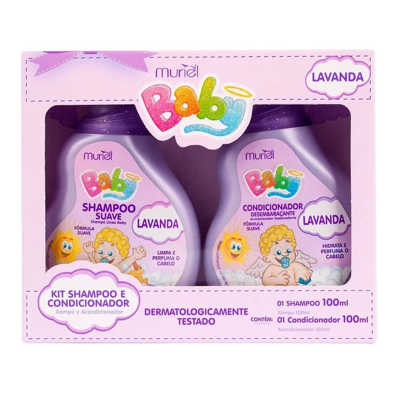 Kit Muriel Baby Shampoo + Condicionador Lavanda 100ml