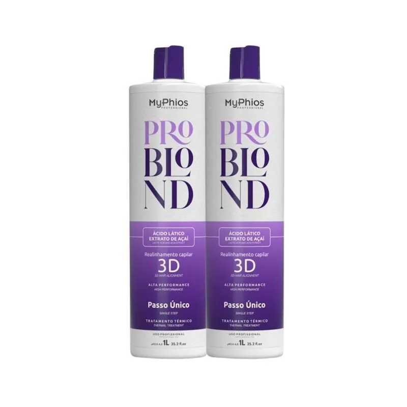 Kit MyPhios ProBlond Realinhamento Capilar 1L