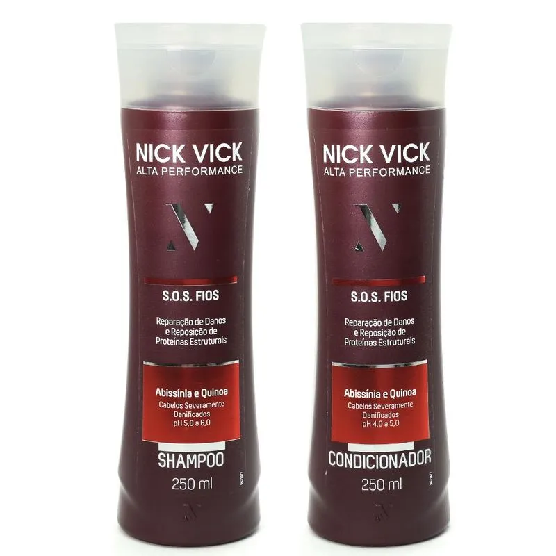 Kit Nick Vick SOS - Shampoo - Condicionador