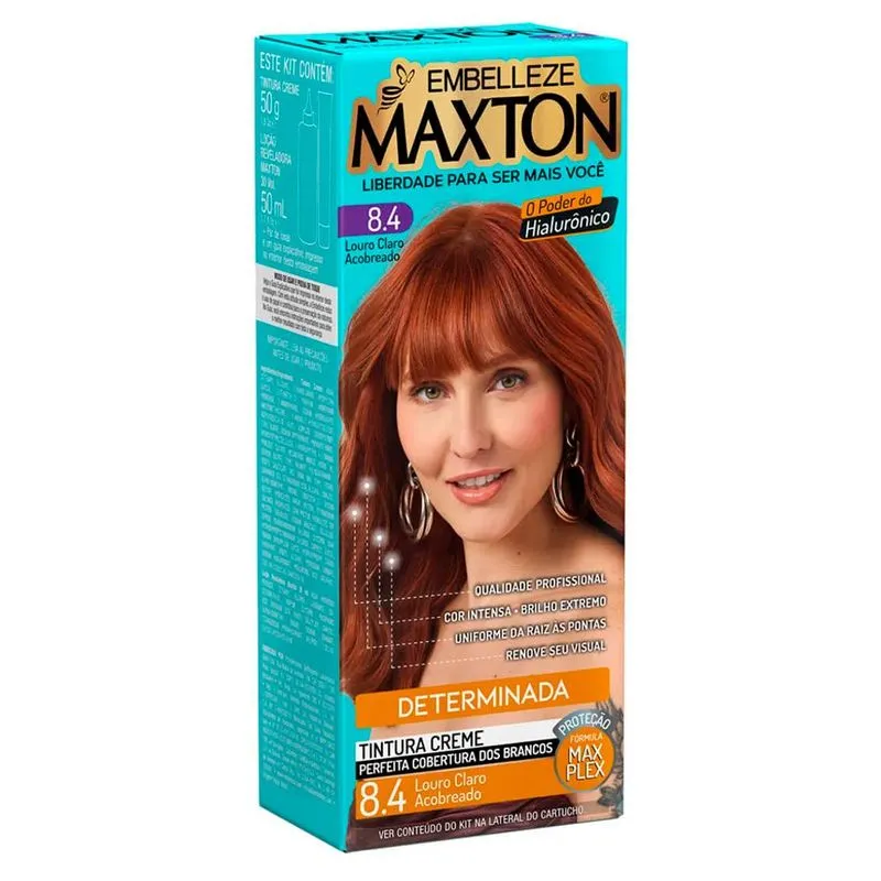 Kit Prático Maxton Louro Claro Acobreado 8.4