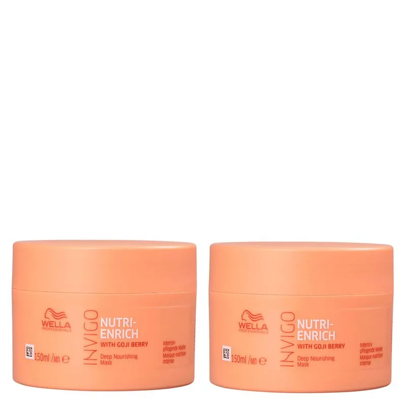 Kit Wella Professionals Invigo Nutri Enrich Máscara de Nutrição 150 ml - 2 Unidades