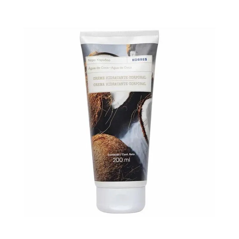 Korres Água de Coco - Creme Hidratante Corporal 200ml