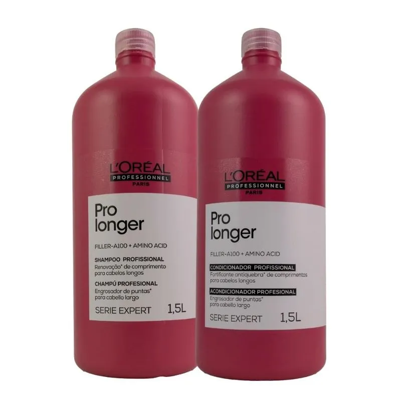 L'Oréal Pro Longer - Kit Shampoo + Condicionador 1,5L cada