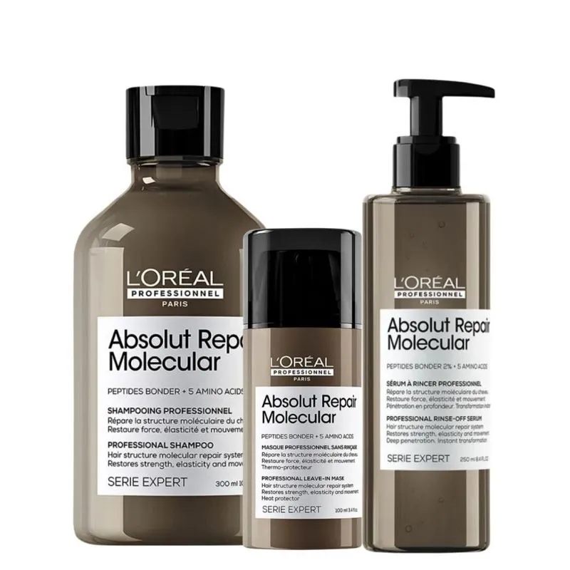 L’Oréal Professionnel Absolut Repair Molecular - Kit Home Care (3 Produtos)