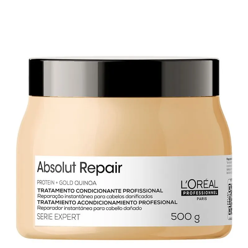 L'Oréal Professionnel - Máscara de Reparação Serie Expert Absolut Repair Gold Quinoa - 500g