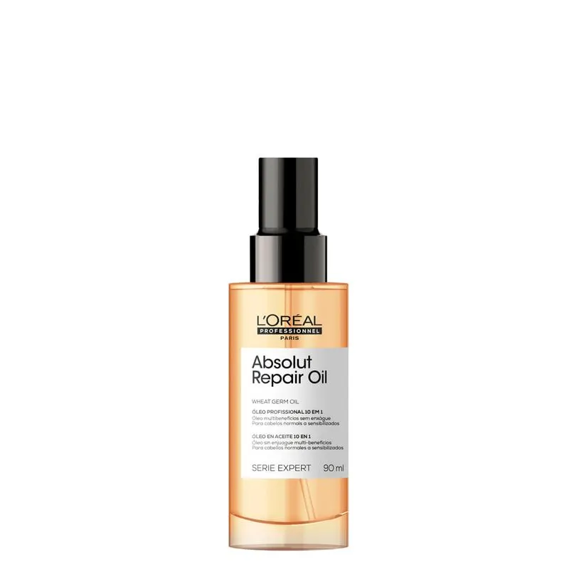 L'Oréal Professionnel - Óleo Capilar Absolut Repair Gold Quinoa Protein 10 in 1 - 90ml