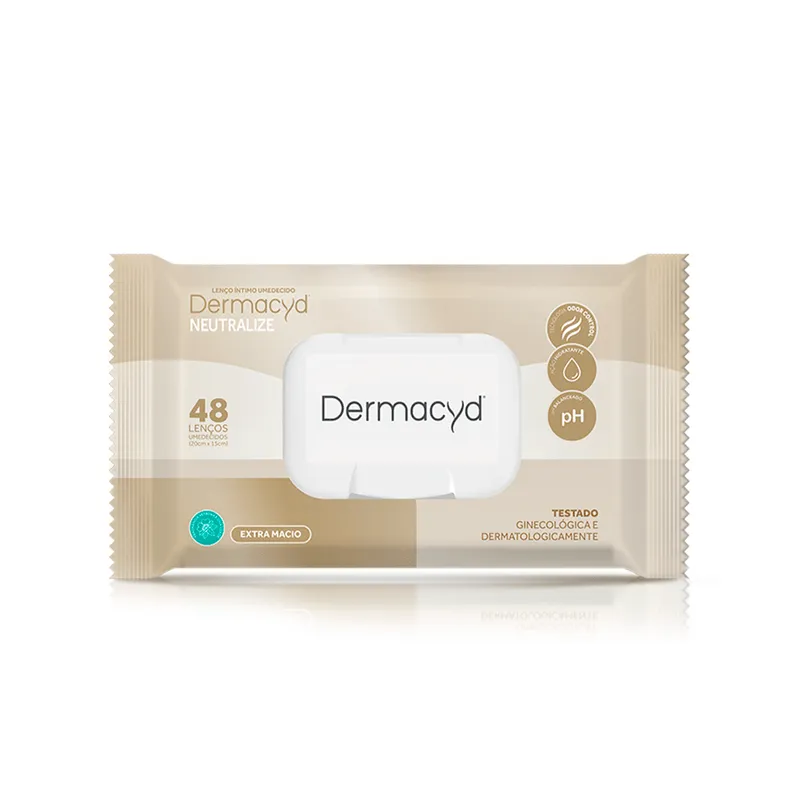 Lenço Umedecido Dermacyd Extra Macio 48 Unidades