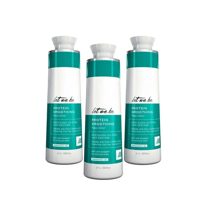 Let Me Be Smoothing Treatment Escova Progressiva 3 x 1 Litro
