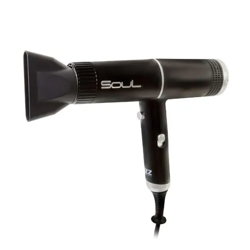 Lizz Secador Professional Soul Preto 1600W - Secador de Cabelo 220V