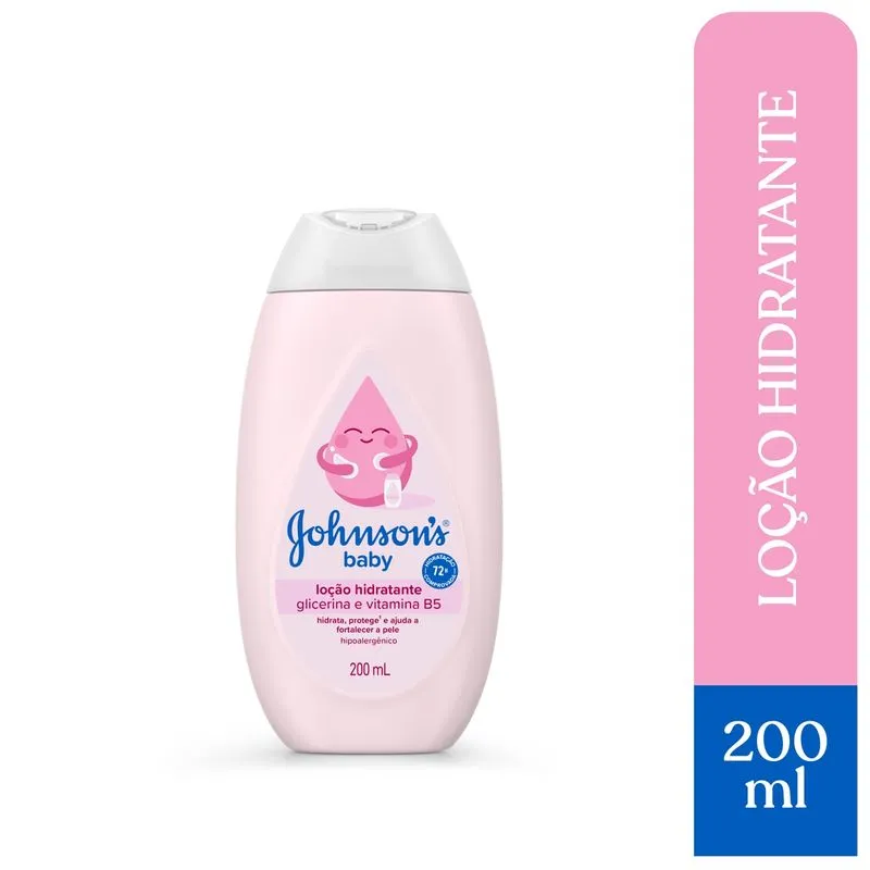 Loção Hidratante Infantil Johnson's Baby Regular Bebê 200ml