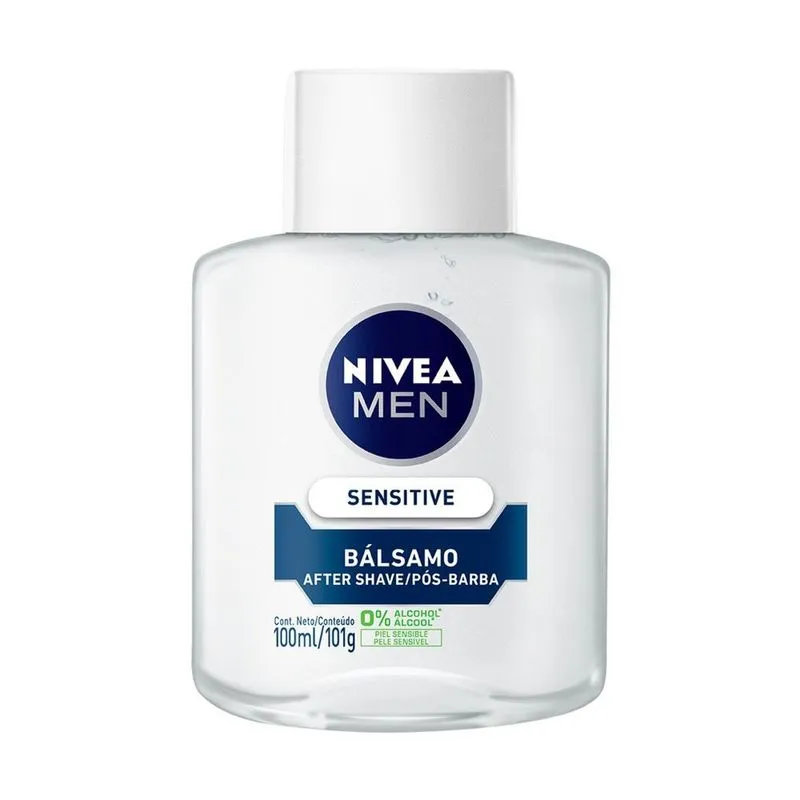 Bálsamo Pós Barba Nivea Men Sensitive Pele Sensível Sem Álcool 100ml