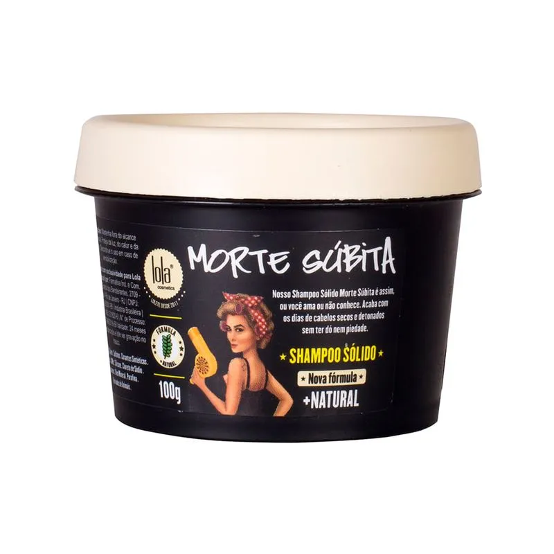 Lola Cosmetics - Shampoo Sólido Morte Súbita - 100g