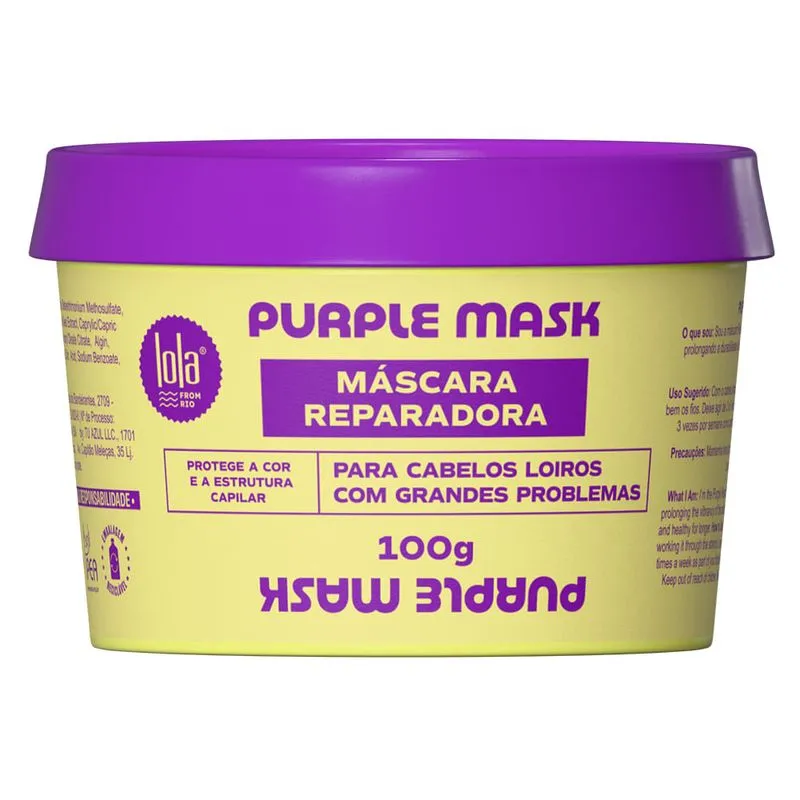 Lola From Rio - Purple - Máscara Capilar - 100g