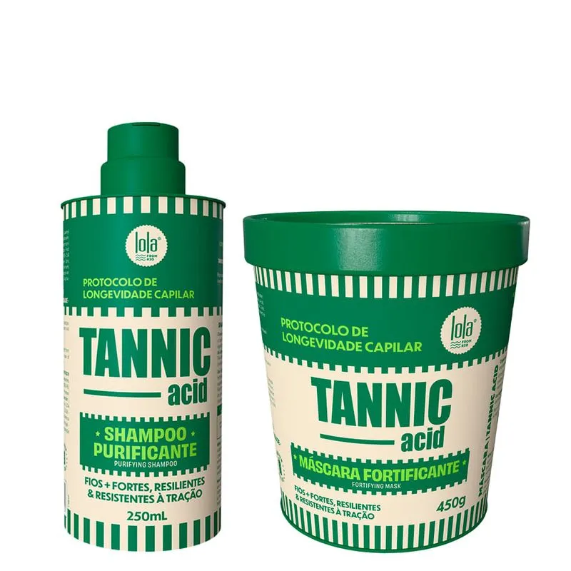 Lola From Rio - Tannic - Kit Shampoo 250ml + Máscara 450g