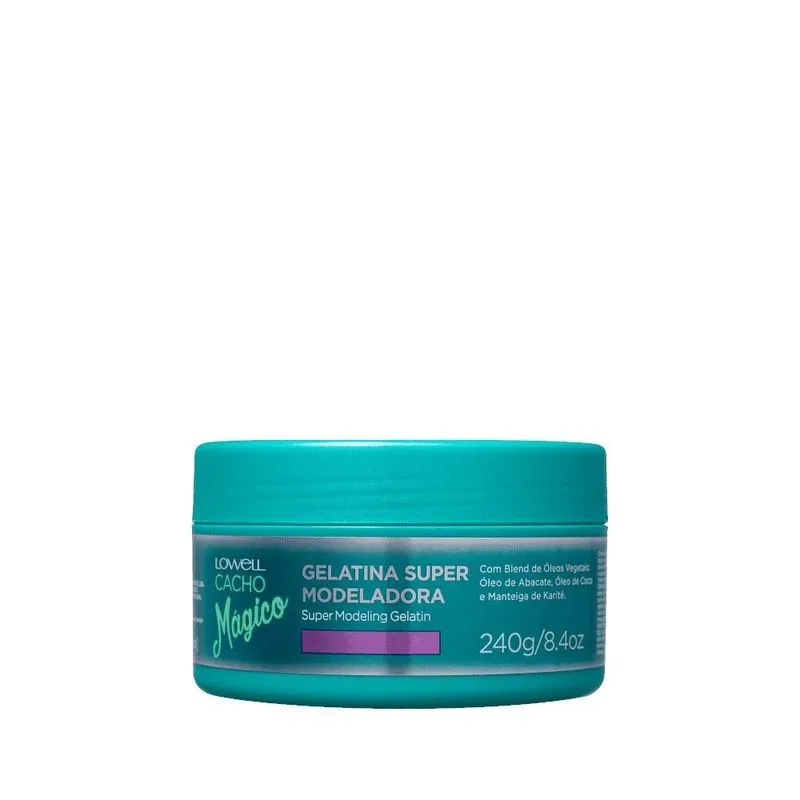 Lowell Cacho Mágico Super Modeladora - Gelatina Ativadora de Cachos 240g