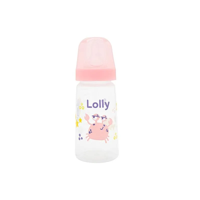 Mamadeira Lolly Big Oceano Bico de Silicone Menina 330ml 1 Unidade