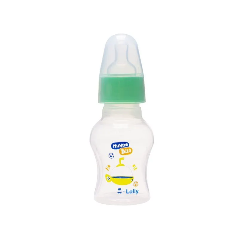 Mamadeira Chuquinha Lolly Kinddy Mundo Bita +0 meses Recém-Nascido 50ml 1 Unidade
