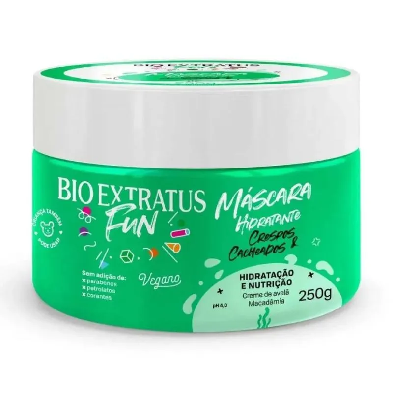 Máscara Bio Extratus Fun Hidratante Crespos e Cacheados - 250g