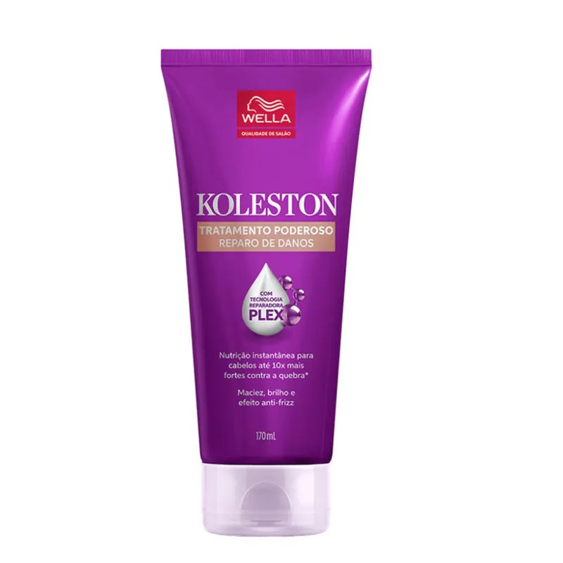Máscara Capilar Koleston Tratamento Poderoso Reparo De Danos Plex 170ml