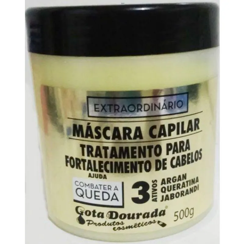 Máscara Gota Dourada Extraordinário 3 Ativos 500g