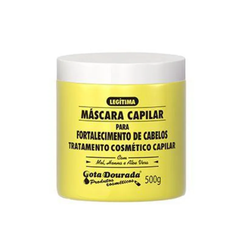 Máscara Gota Dourada Fortalecimento 500g