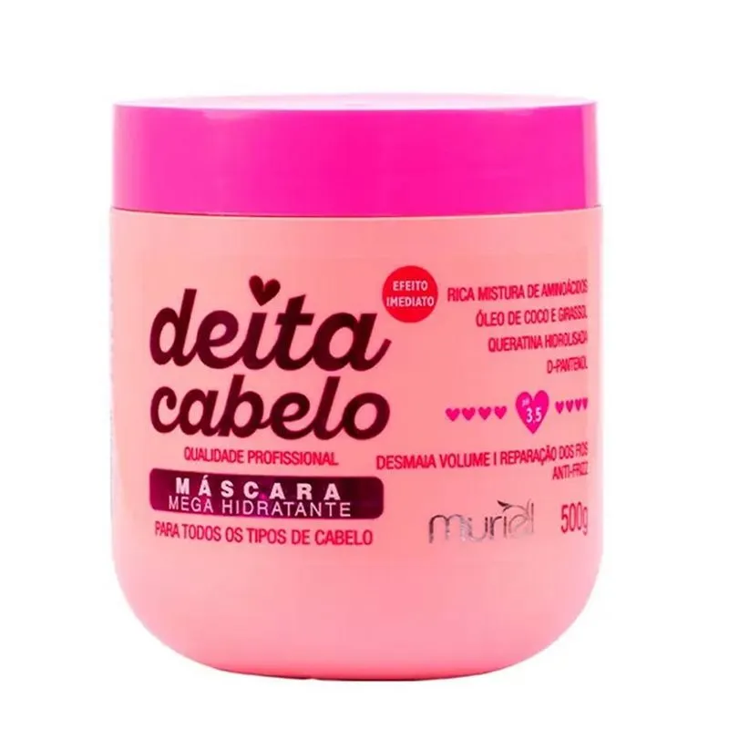 Máscara Muriel Deita Cabelo Mega Hidratante - 500g