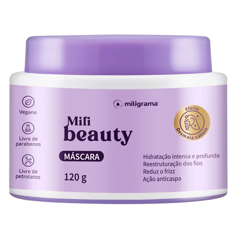 Mascara Ultra Hidratante Mili Beauty 120g