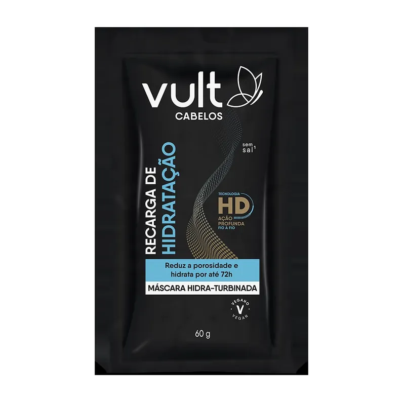 Máscara Capilar Vult Recarga de Hidratação 60g