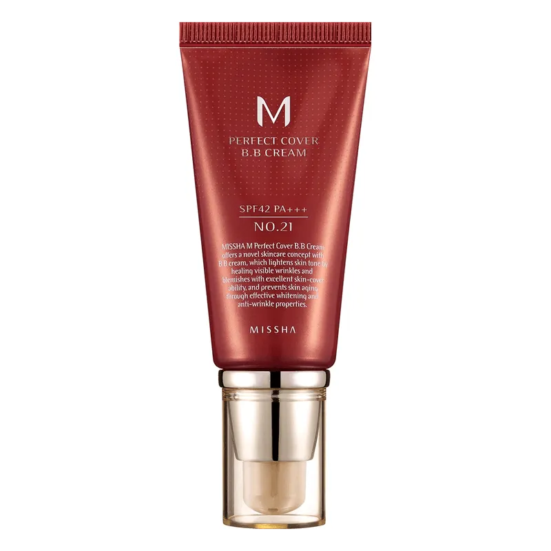 Missha M Perfect Cover Número 21 Ligth Beige - BB Cream 50ml