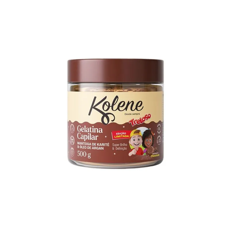 Modelador Kolene Gelatina Capilar Chocolate 500ml