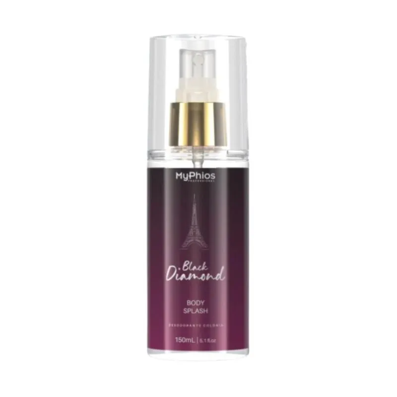 MyPhios - Black Diamond Fragrância Sofisticada - Body Splash - 150ml