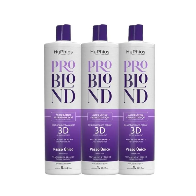 MyPhios ProBlond Kit 3 – Realinhamento Capilar – 1?L