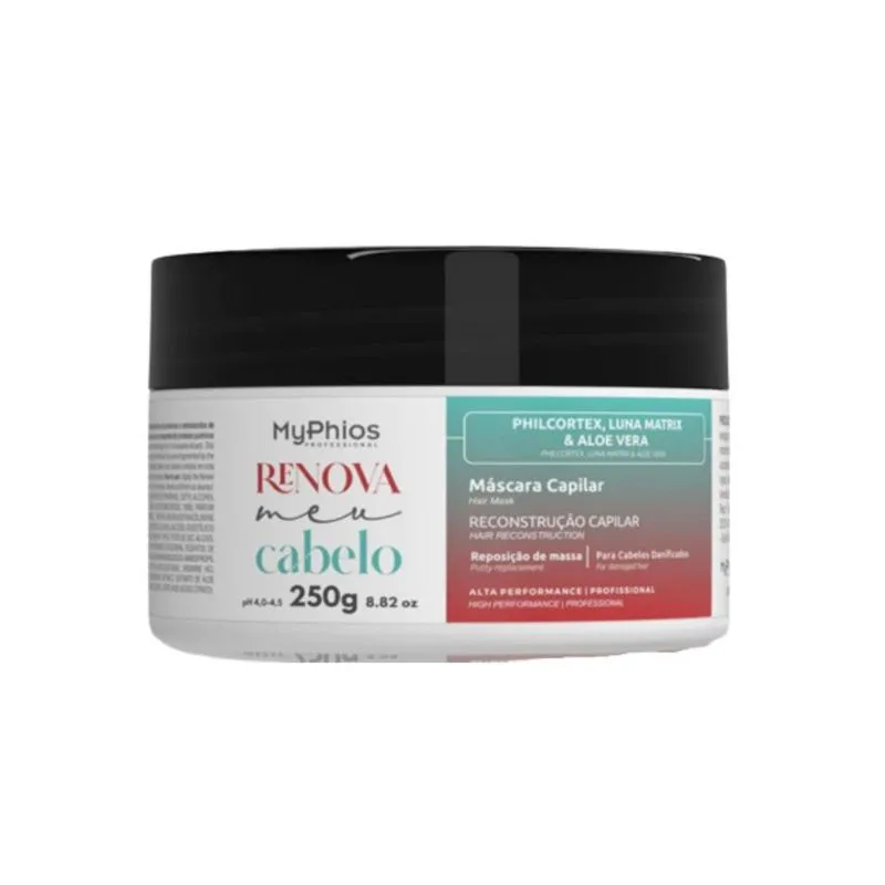 MyPhios - Renova Meu Cabelo Reconstrução - Máscara Capilar - 250g