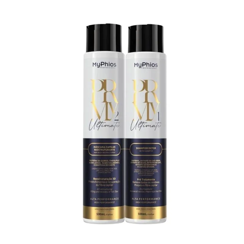 MyPhios - Ultimate PRMY Kit Shampoo Detox e Máscara - 500ml