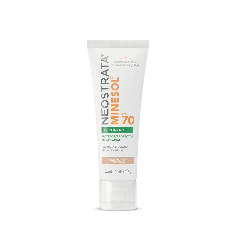 Protetor Solar Facial NeoStrata Minesol Oil Control FPS70 Cor Médio Claro 40g