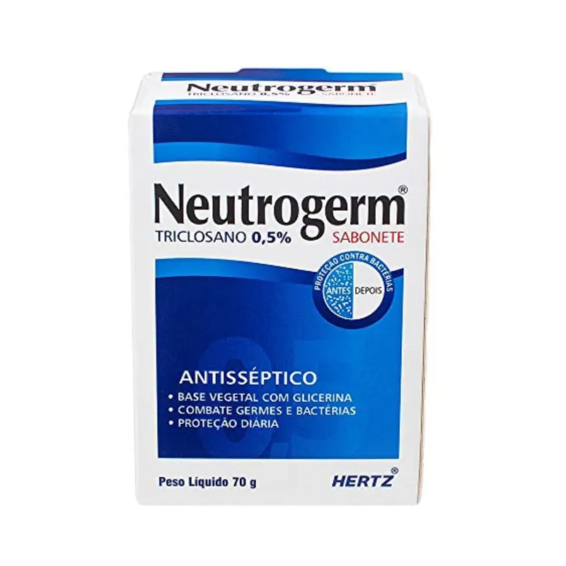 Sabonete em Barra Facial Neutrogerm Antisséptico 0,5% 70g