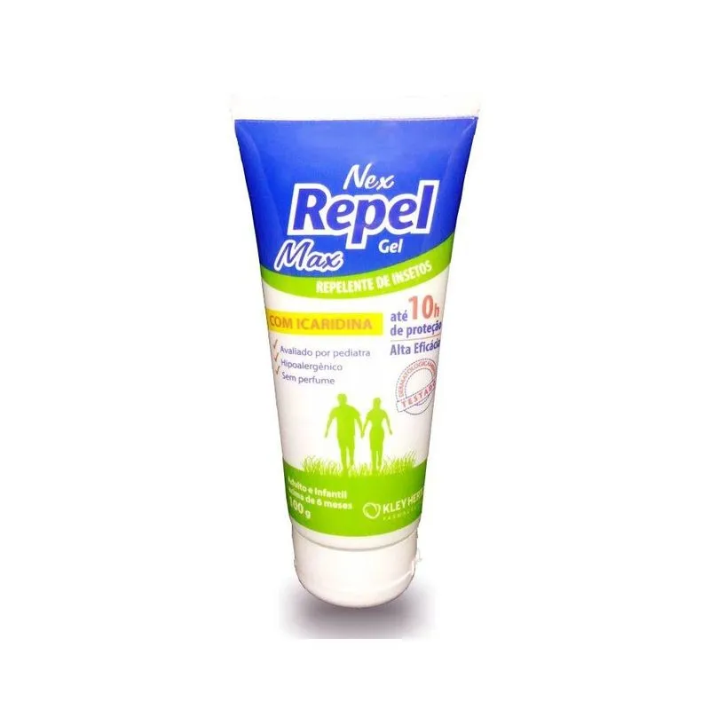 Nex Repel Repelente Gel Max Icaridina 100g - Kley Hertz